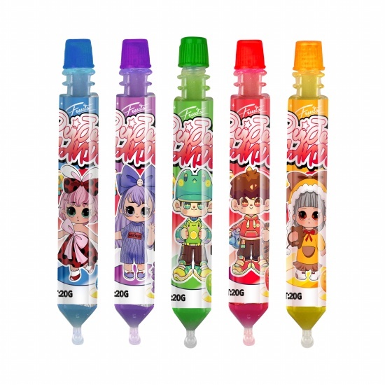 Pen Shaped Jam Soft Candy Liquid Candy