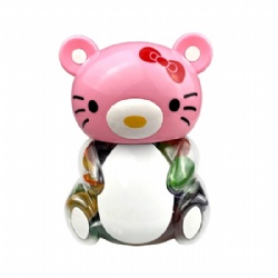 KT cat shaped bottle jelly cup