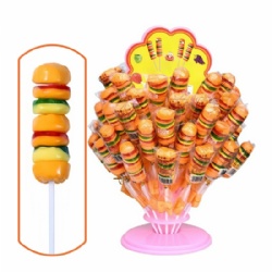 Hamburger Fudge Lollipop