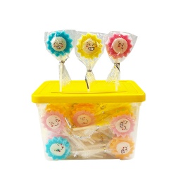 Sunflower Gummy Lollipop Sweet Candy